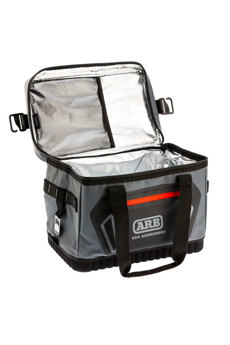 ARB Cooler Bag Charcoal w/ Red Highlights 15in L x 11in W x 9in H Holds 22 Cans-thumbmail-29