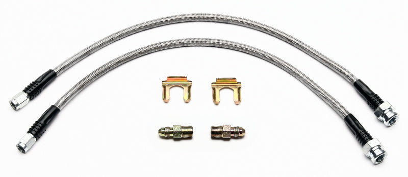 Wilwood Flexline Kit Front 1995-98 Nissan 240SX w/ FSL4 Caliper-thumbmail-1