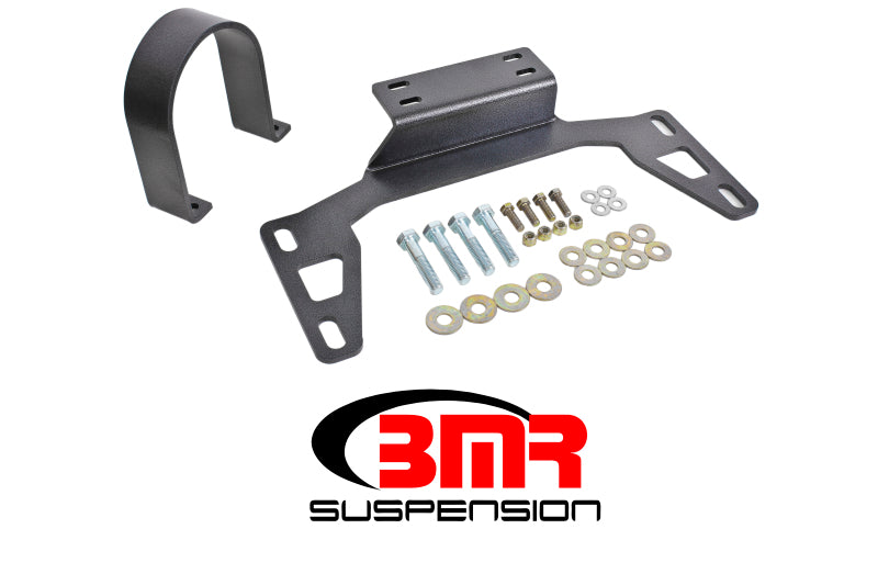 BMR 11-14 S197 Mustang Front Driveshaft Safety Loop - Black Hammertone-thumbmail-1