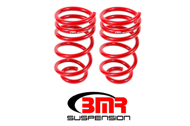 BMR 10-15 5th Gen Camaro V8 Rear Lowering Springs - Red-thumbmail-1