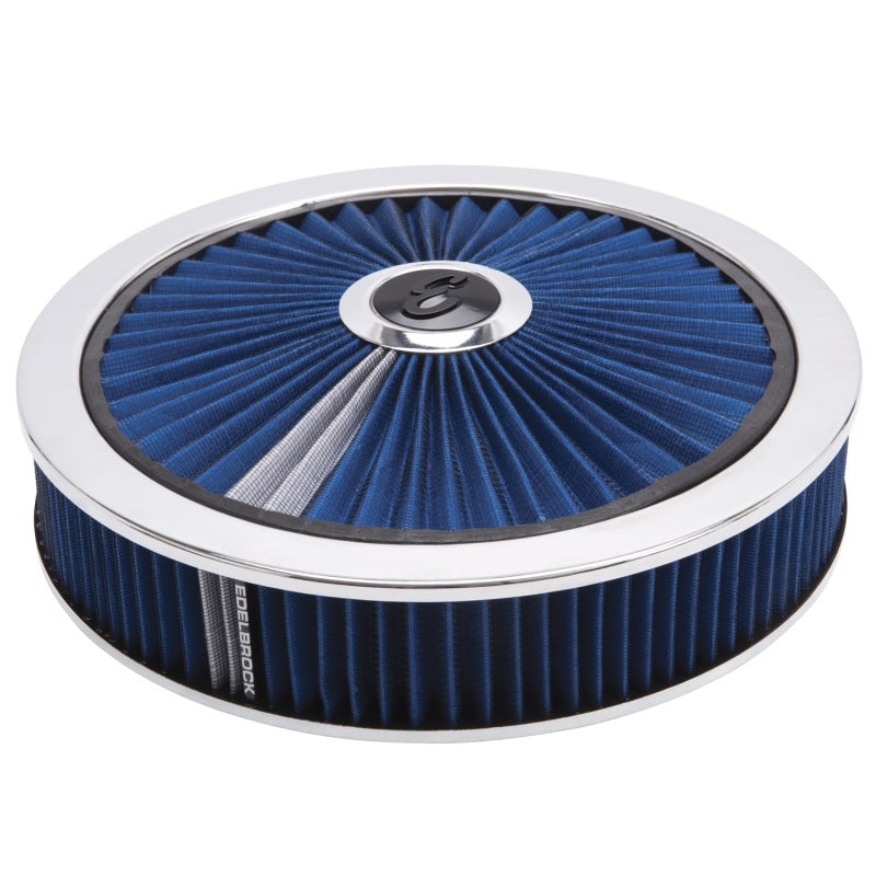 Edelbrock Air Cleaner Pro-Flo High-Flow Series Round Filtered Top 14In Dia X 3 125In-thumbmail-2