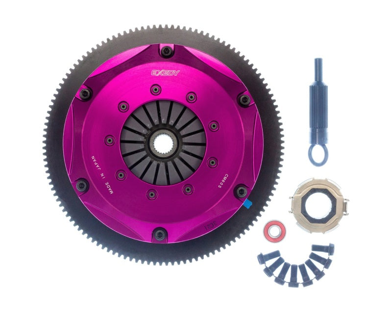 Exedy 2013-2016 Scion FR-S H4 Hyper Twin Cerametallic Clutch Sprung Center Disc Push Type Cover-thumbmail-7