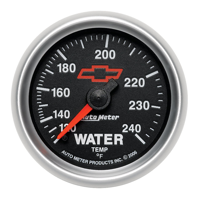 Autometer Sport-Comp II 2-1/16in 120-240 Deg Mechanical Water Temp Gauge - Bowtie Black-thumbmail-6