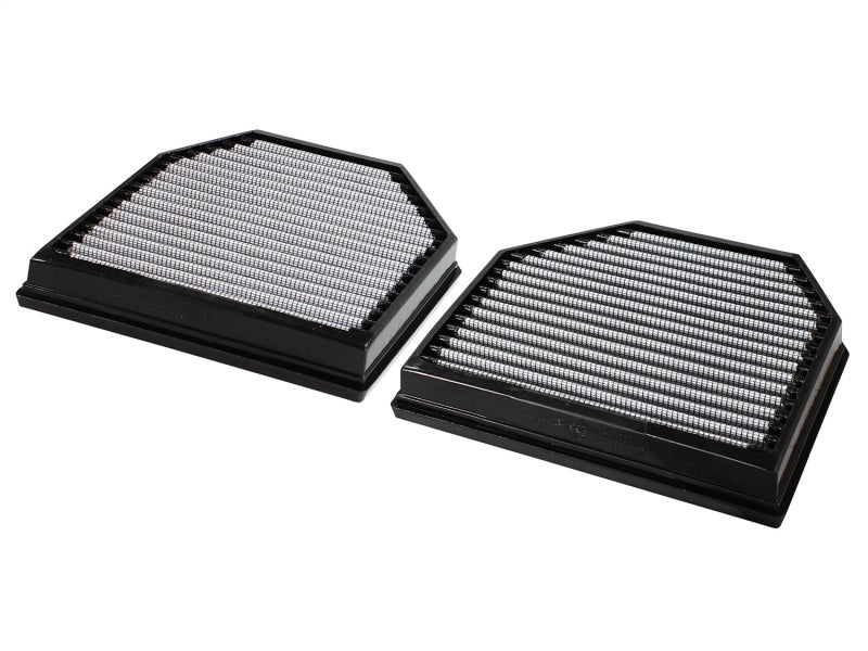 aFe MagnumFLOW OEM Replacement Air Filter PRO Dry S 2015 BMW M3/M4 (F80/F82) 3.0L S55 (tt) Qty. 2-thumbmail-8