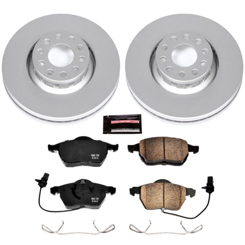 Power Stop 02-05 Audi A4 Front Z23 Evolution Sport Coated Brake Kit-thumbmail-1