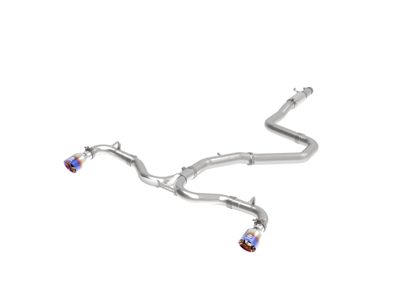 aFe Takeda 304SS Cat-Back Exhaust w/Blue Flame Tips 2018 Hyundai Elantra GT Sport I4 1.6L (t)-thumbmail-1