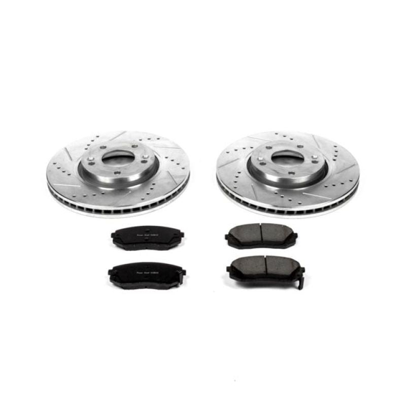 Power Stop 10-15 Hyundai Tucson Front Z23 Evolution Sport Brake Kit-thumbmail-1