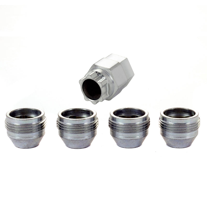 McGard Wheel Lock Nut Set - 4pk. (Under Hub Cap / Cone Seat) 1/2-20 / 3/4 & 13/16 Hex / .775in. L-thumbmail-6