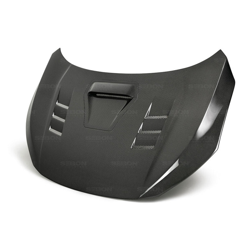 Seibon 17-18 Honda Civic Type-R TS-Style Carbon Fiber Hood-thumbmail-4