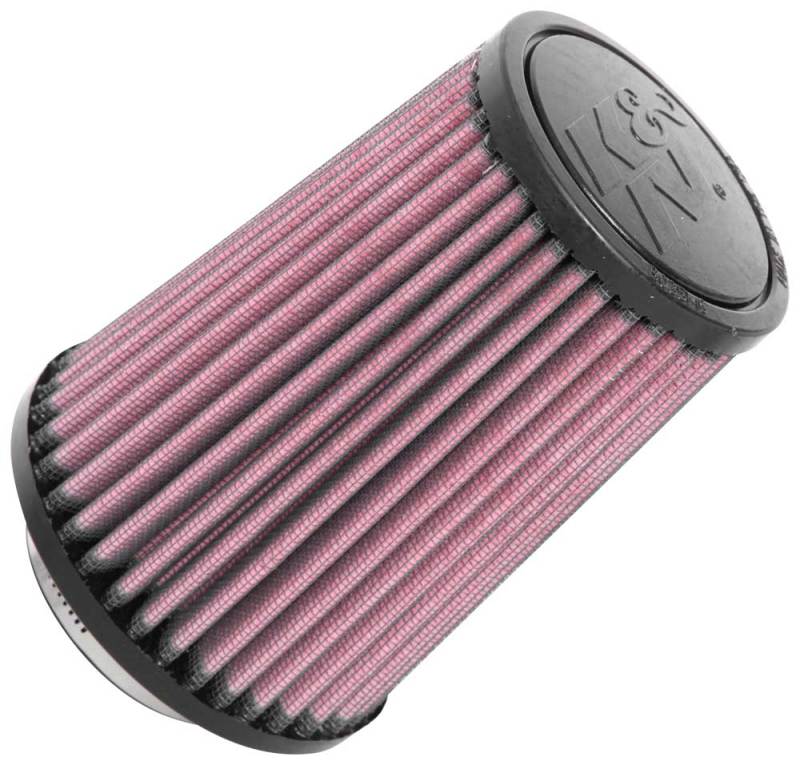 K&N Universal Rubber Filter 2-1/2in Flg / 4-1/2in OD B / 3-1/2in OD T / 6in H - Black Top-thumbmail-1