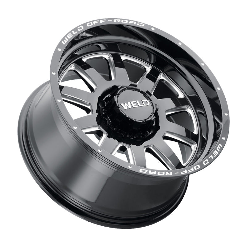 Weld Off-Road W102 20X10 Stealth 8X180 ET-18 BS4.75 Gloss Black MIL 124.3-thumbmail-3