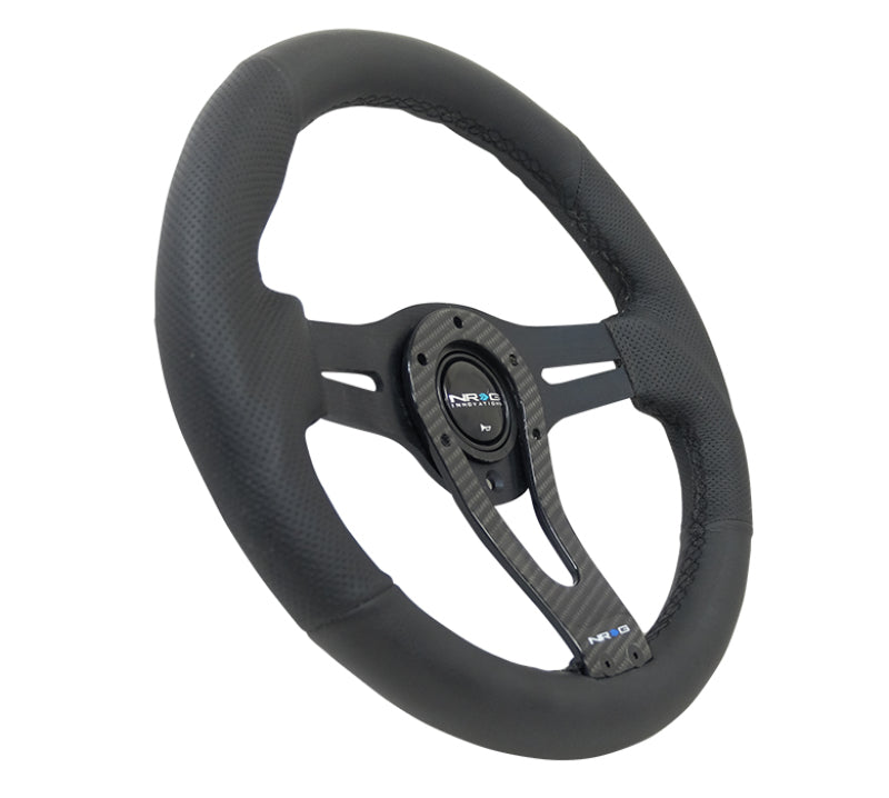 NRG Reinforced Steering Wheel (320mm) w/Carbon Center Spoke-thumbmail-6