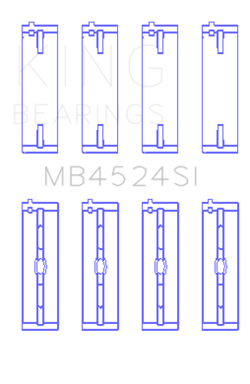 King Nissan VR38DETT / VQ35HR / VQ37HR Main Bearing Set-thumbmail-2