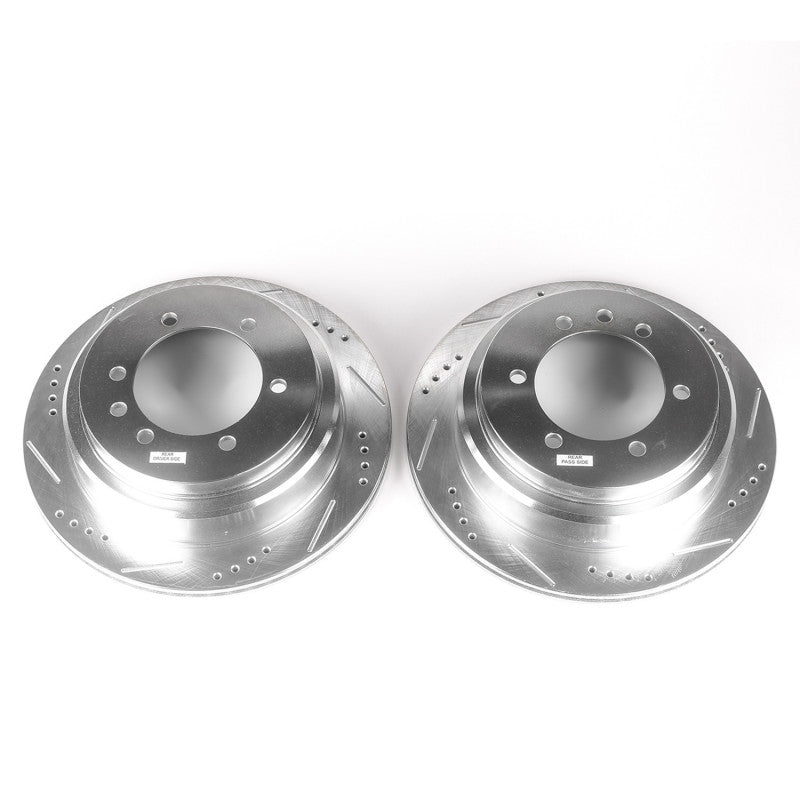 Power Stop 06-09 Nissan Patrol (Middle East Market) Front/Rear Drilled & Slotted Rotor (Pair)-thumbmail-1