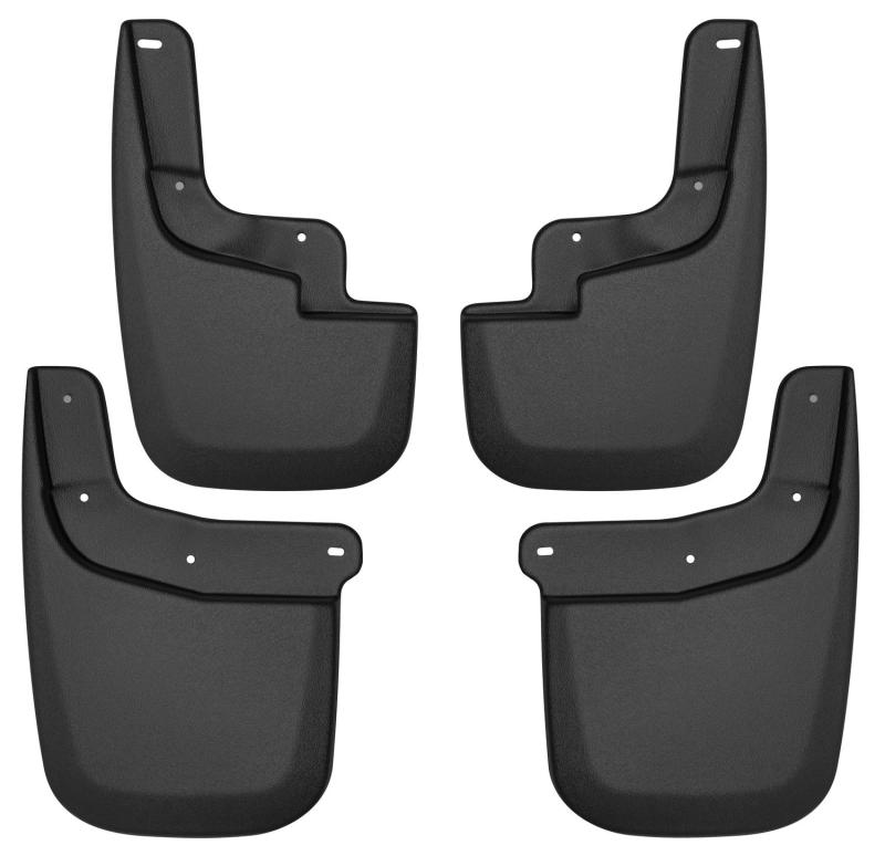 Husky Liners 15-16 Chevy Colorado No Flares or Cladding Front and Rear Mud Guards - Black-thumbmail-2