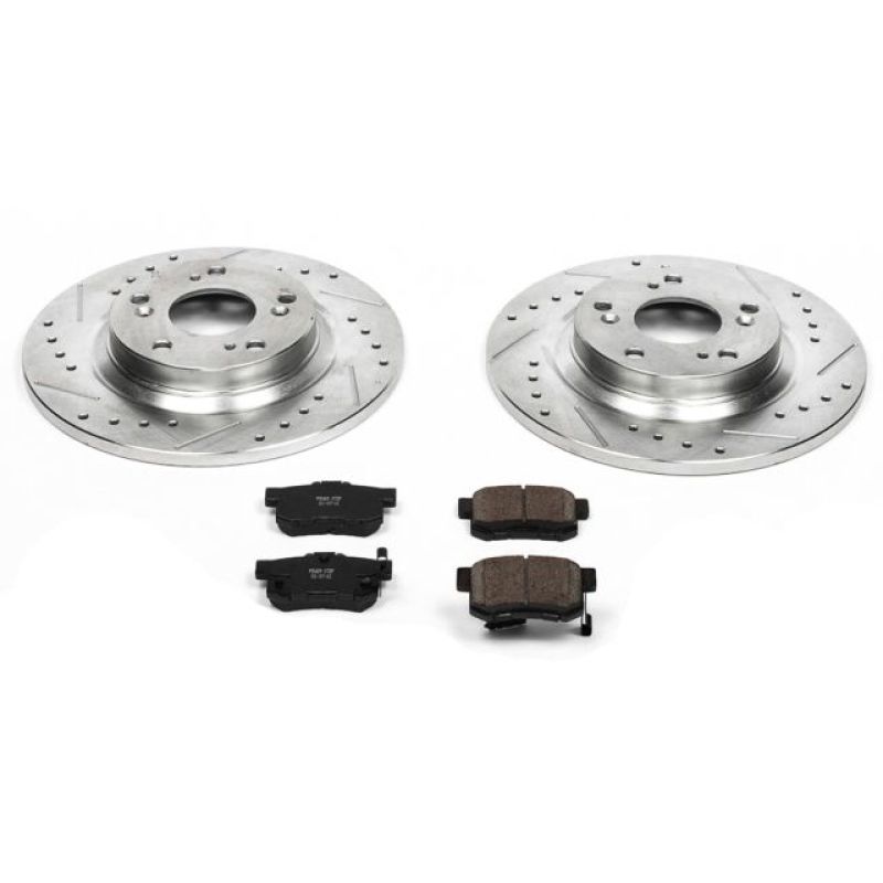 Power Stop 00-09 Honda S2000 Rear Z23 Evolution Sport Brake Kit-thumbmail-1