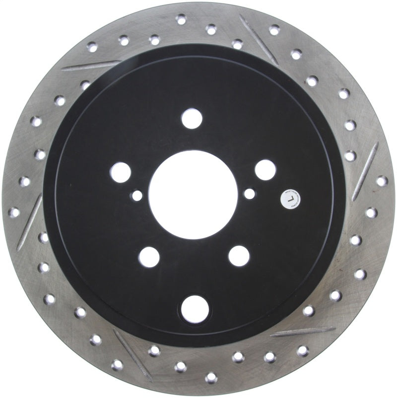 StopTech 08-10 Impreza WRX (Exc STi)/08-10 Impreza Coupe/Sedan Slotted & Drilled Left Rear Rotor-thumbmail-14