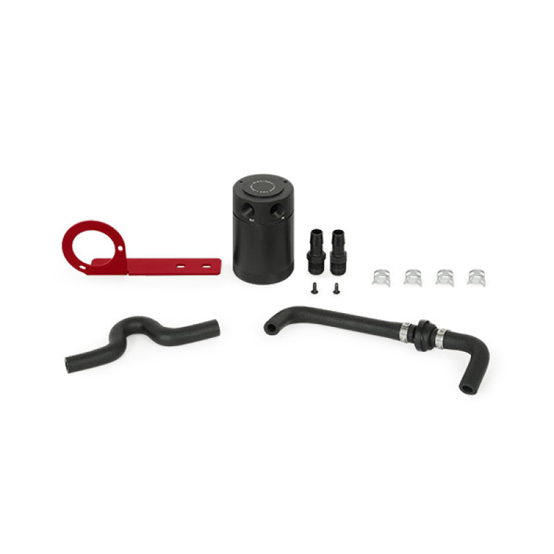 Mishimoto 2017+ Honda Civic Type R Baffled Oil Catch Can Kit - Red-thumbmail-3