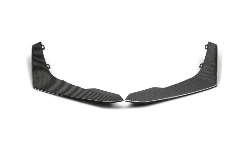 Anderson Composites 17-18 Chevy Camaro ZL1 1LE Type-LE Carbon Fiber Front Bumper Canards-thumbmail-6