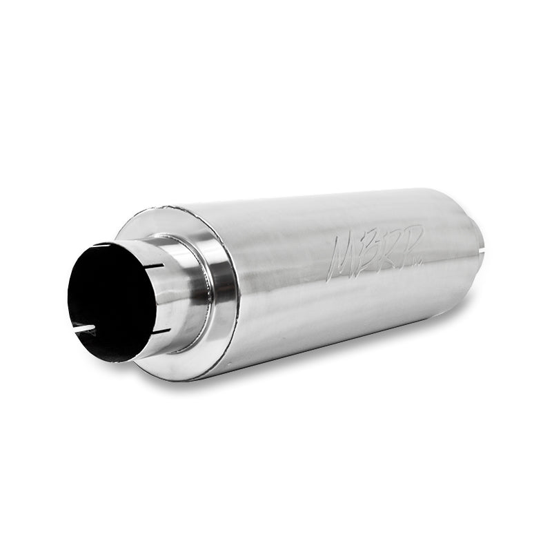 MBRP Universal Quiet Tone Muffler 5in Inlet /Outlet 8in Dia Body 31in Overall-thumbmail-3