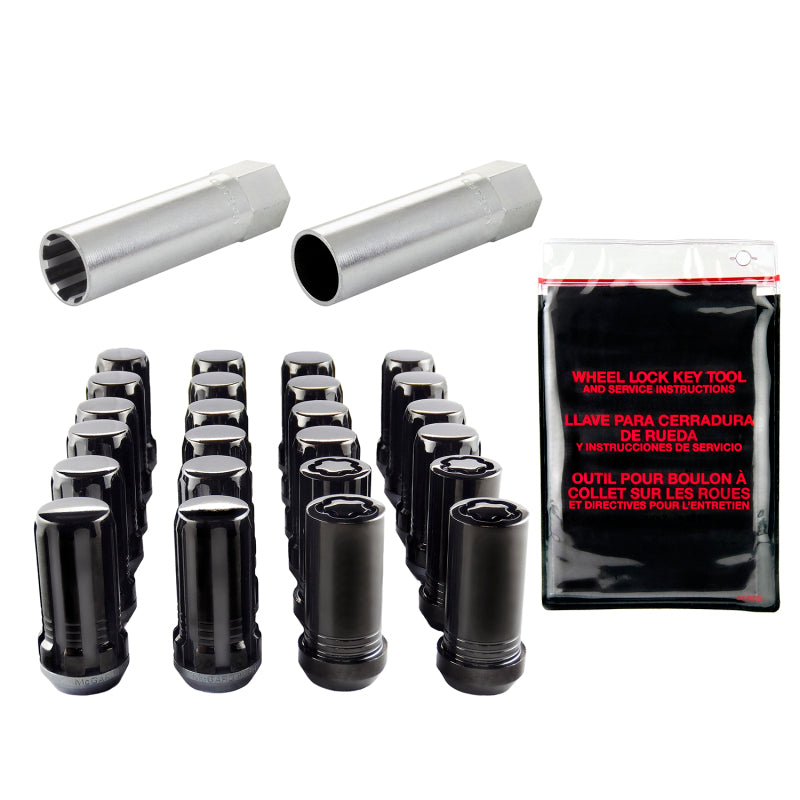 McGard SplineDrive Tuner 6 Lug Install Kit w/Locks & Tool (Cone) M14X1.5 / 1in. Hex - Blk-thumbmail-3