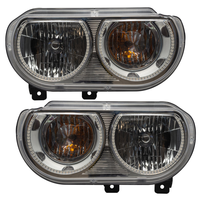 Oracle 08-14 Dodge Challenger SMD HL (Non-HID) - White-thumbmail-7