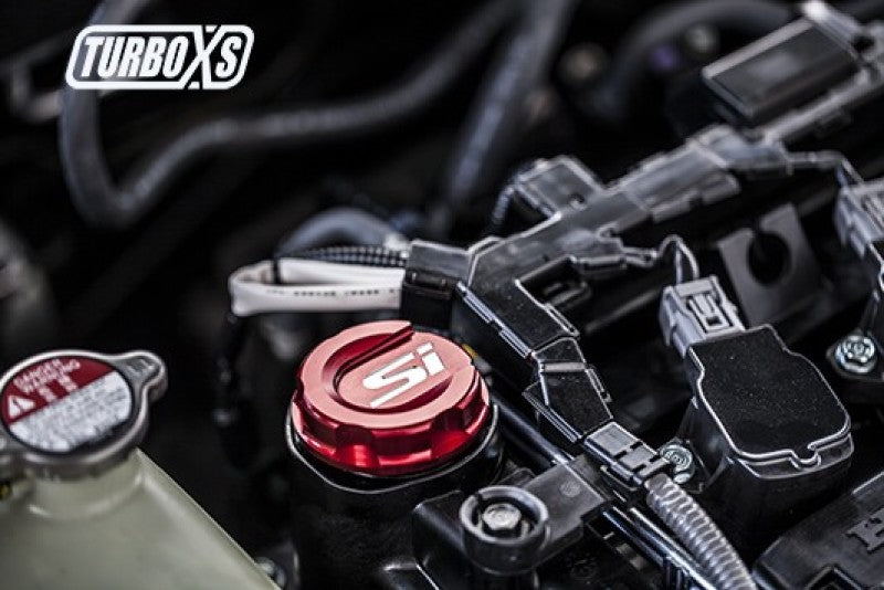 Turbo XS 2016+ Honda Civic Red Oil Cap-thumbmail-3