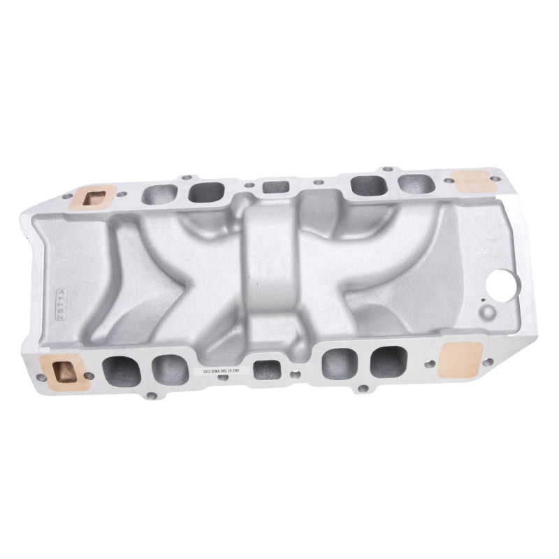 Edelbrock Manifold Marine RPM Chevy Big Block Oval Port w/ Brass-thumbmail-13