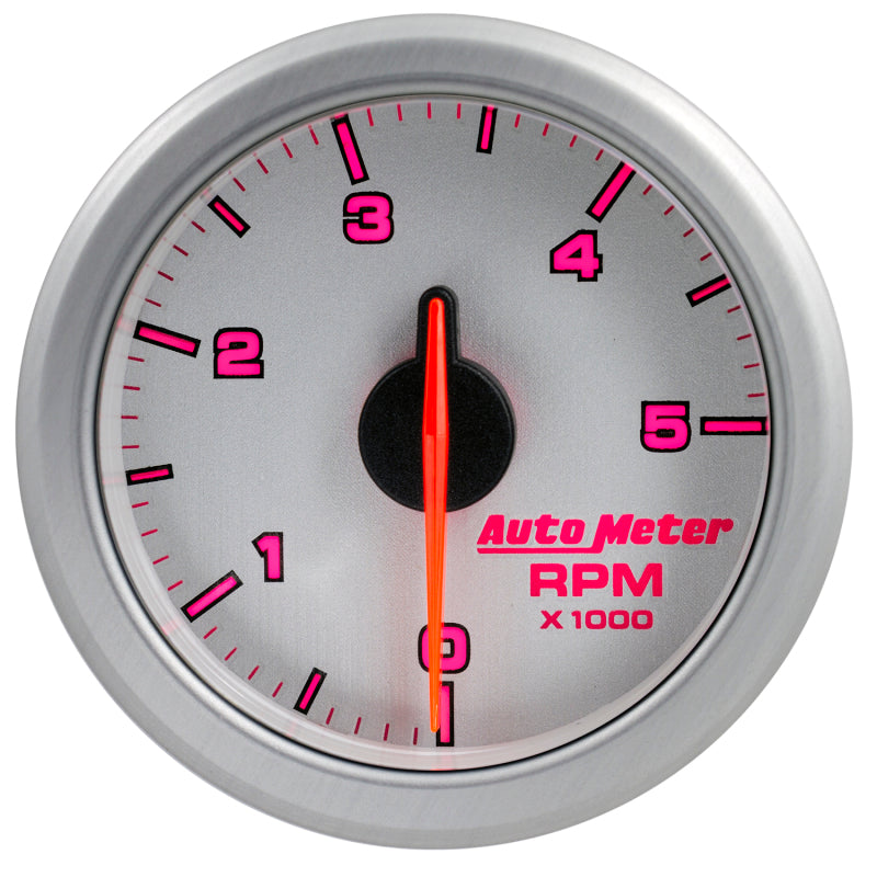 Autometer Airdrive 2-1/6in Tachometer Gauge 0-5K RPM - Silver-thumbmail-7