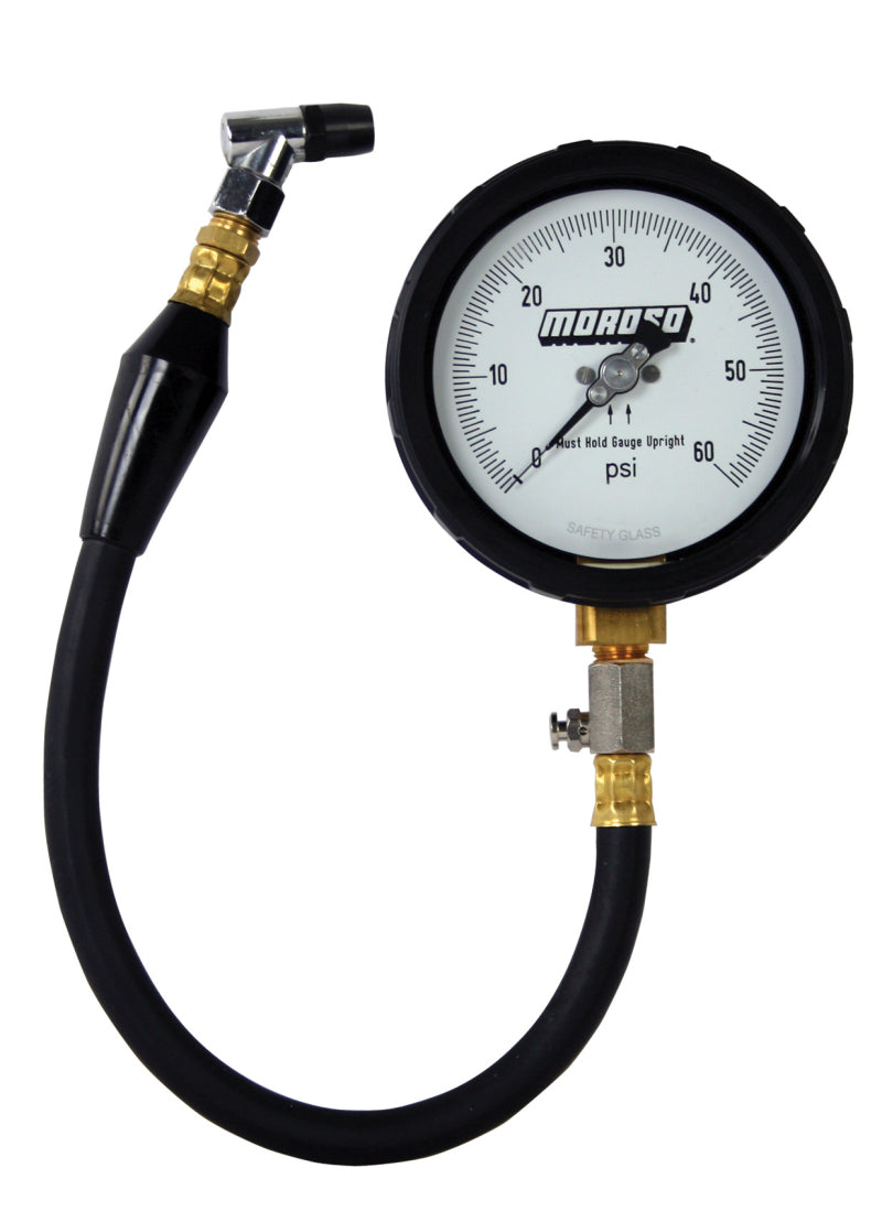 Moroso Tire Pressure Gauge 0-60psi - 4in Display - 1/2 Percent Accuracy-thumbmail-1