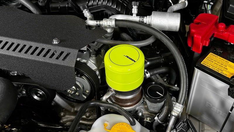 Perrin 2015+ Subaru WRX/STI Oil Filter Cover - Neon Yellow-thumbmail-5
