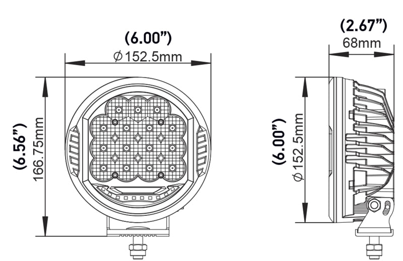 Hella 500 LED Driving Lamp - Single-thumbmail-13