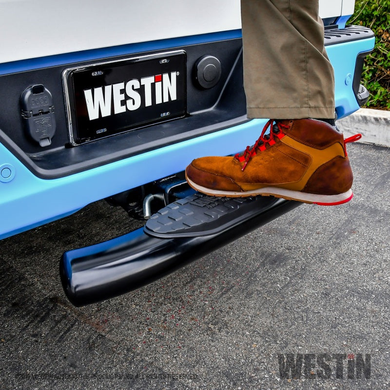 Westin PRO TRAXX 5 Hitch Step 27in Step 2in Receiver - Black-thumbmail-4