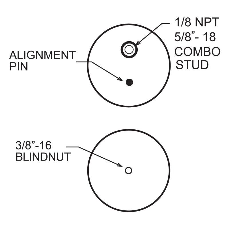 Firestone Ride-Rite Replacement Bellow 267C (For Kit PN 2361/2384/2430/2350/2458/2377) (W217606397)-thumbmail-4