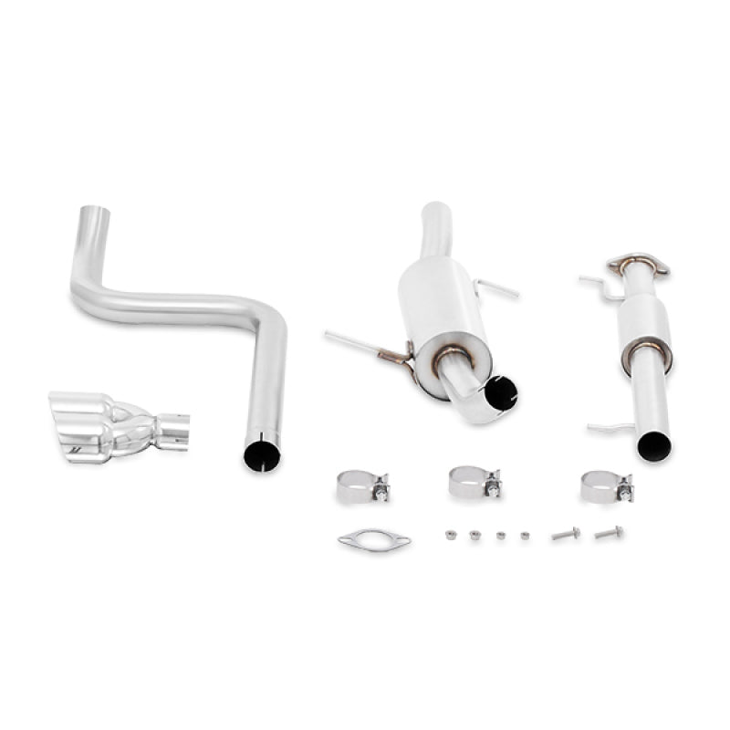 Mishimoto 14-16 Ford Fiesta ST 1.6L 2.5in Stainless Steel Resonated Cat-Back Exhaust w/ Polish Tips-thumbmail-8