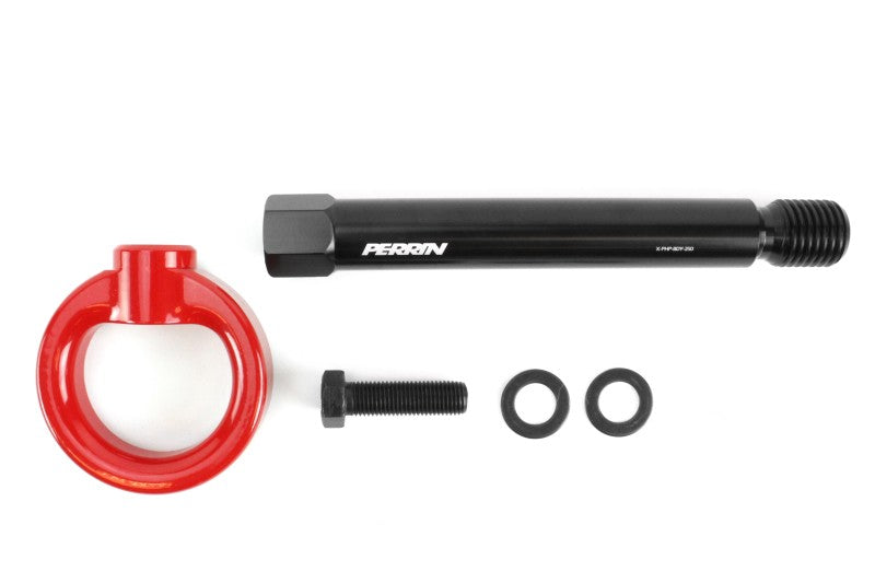 Perrin 10th Gen Civic SI/Type-R/Hatchback Tow Hook Kit (Rear) - Red-thumbmail-9