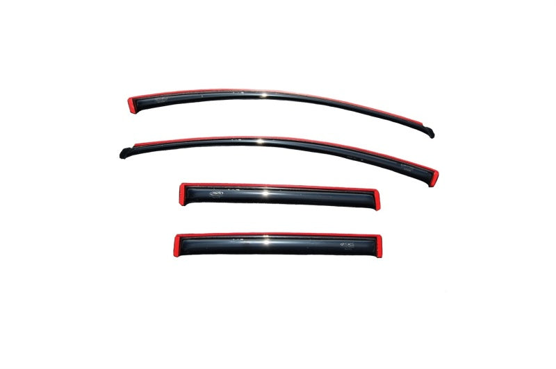 AVS 07-14 Ford Edge Ventvisor In-Channel Front & Rear Window Deflectors 4pc - Smoke-thumbmail-4