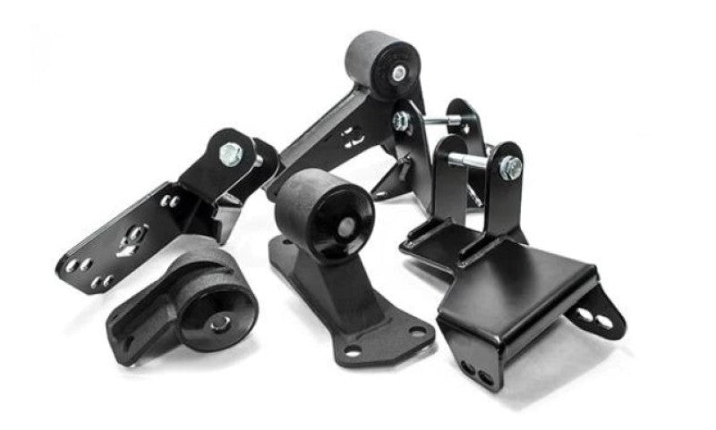 Innovative 96-00 Civic K-Series Black Steel Mounts 85A Bushings (EG/DC Subframe)-thumbmail-1