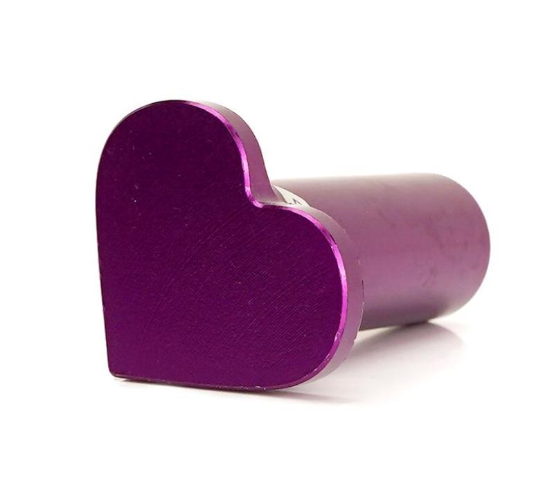 NRG Heart Shape Drift Button Toyota 86/Subaru WRX/STI/Mazda - Purple-thumbmail-2