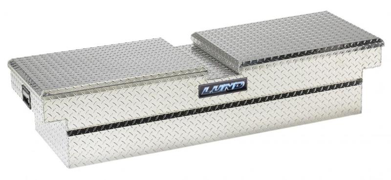 Lund 04-10 Chevy Colorado Ext. Cab Ultima Dual Lid Gull Wing Crossover Tool Box - Brite-thumbmail-2
