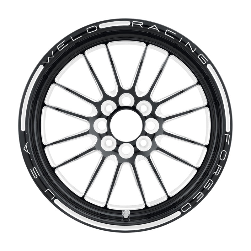 Weld Tuner Import 15x3.5 / 4x100mm BP / 2.25in. BS 1-Piece Black Wheel-thumbmail-2