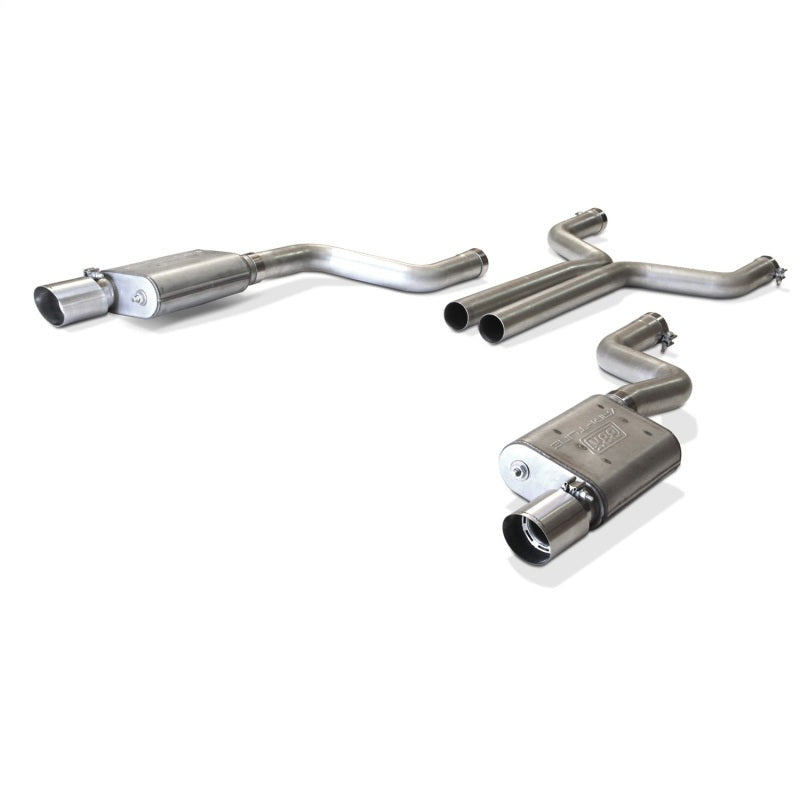 BBK 2015-16 Mustang GT Varitune Complete Cat Back Exhaust System (Includes Resonator Delete X-Pipe)-thumbmail-3