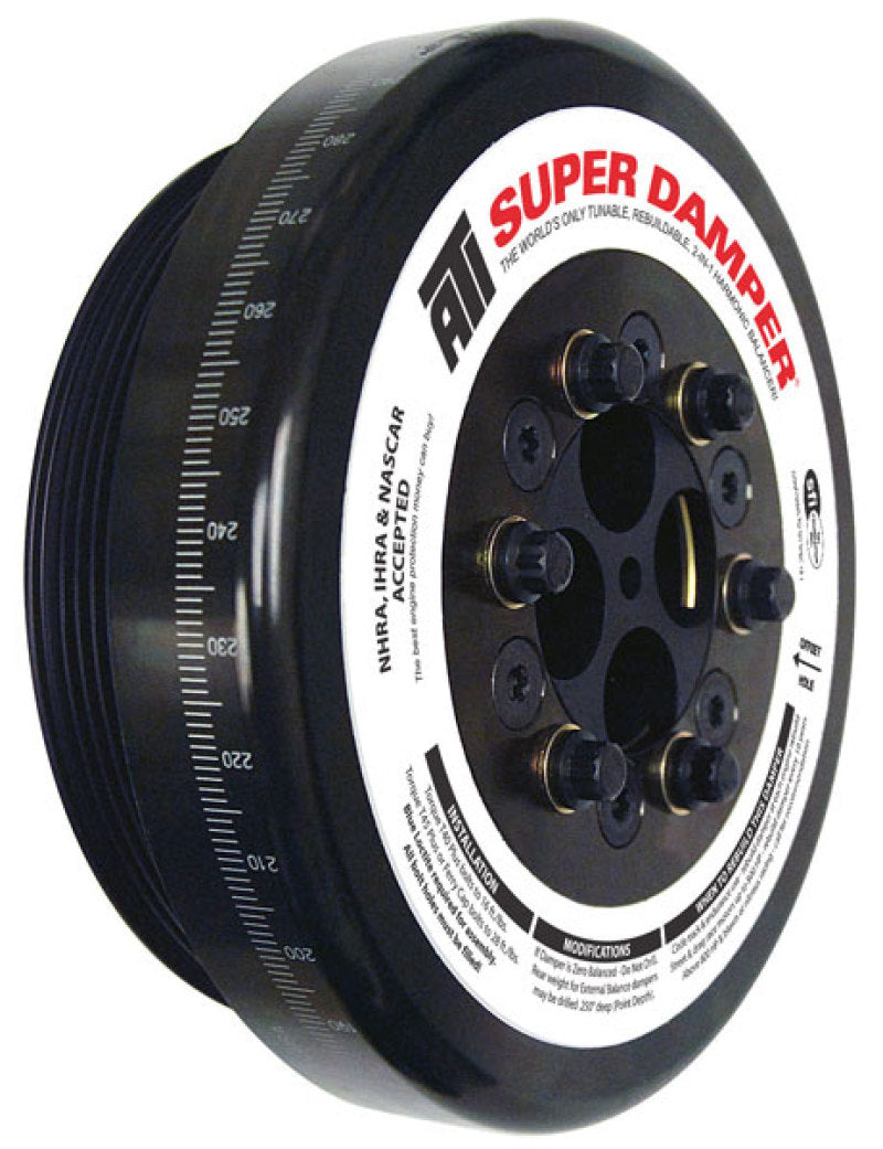 ATI Damper - 8.074in - Steel - 8 Grv - Cummins - 4BT - 6BT - 3.9L - 5.9L - 3 Ring - Diesel-thumbmail-1