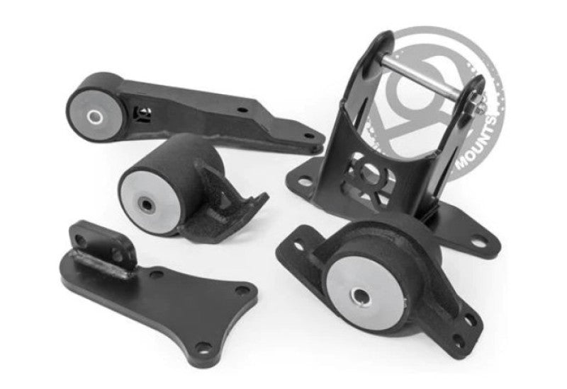 Innovative 00-07 Honda Insight K-Series Black Steel Mounts 95A Bushings (K24 Engine and K20 Trans)-thumbmail-1