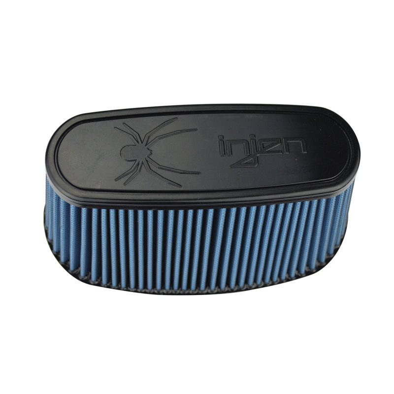 Injen NanoWeb Dry Air Filter 8.7x3.9in Oval ID / 10.4x5.6in OD / 4.75in Height / 7.9x3.1in Top-thumbmail-4