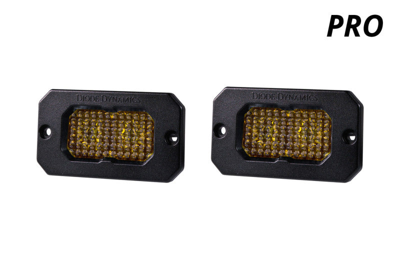Diode Dynamics Stage Series 2in LED Pod Pro - Yellow Combo Flush ABL (Pair)-thumbmail-8