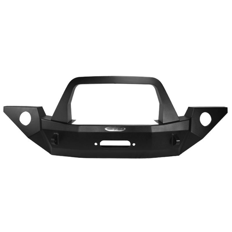 Rock Slide 18-22 Jeep JL 2-4 Door Rigid Full Front Bumper / Complete With Winch Plate-thumbmail-2
