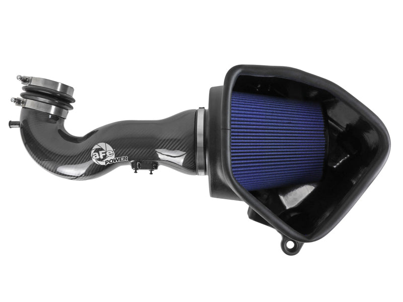 aFe 19-20 GM Trucks 5.3L/6.2L Track Series Carbon Fiber Cold Air Intake System With Pro 5R Filters-thumbmail-17