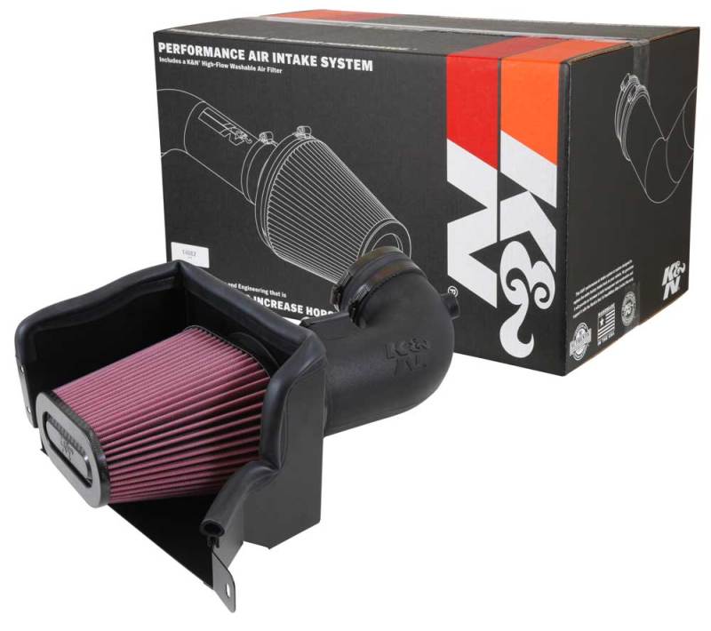 K&N 14-15 Chevrolet Corvette 6.2L V8 F/I Performance Intake Kit-thumbmail-11