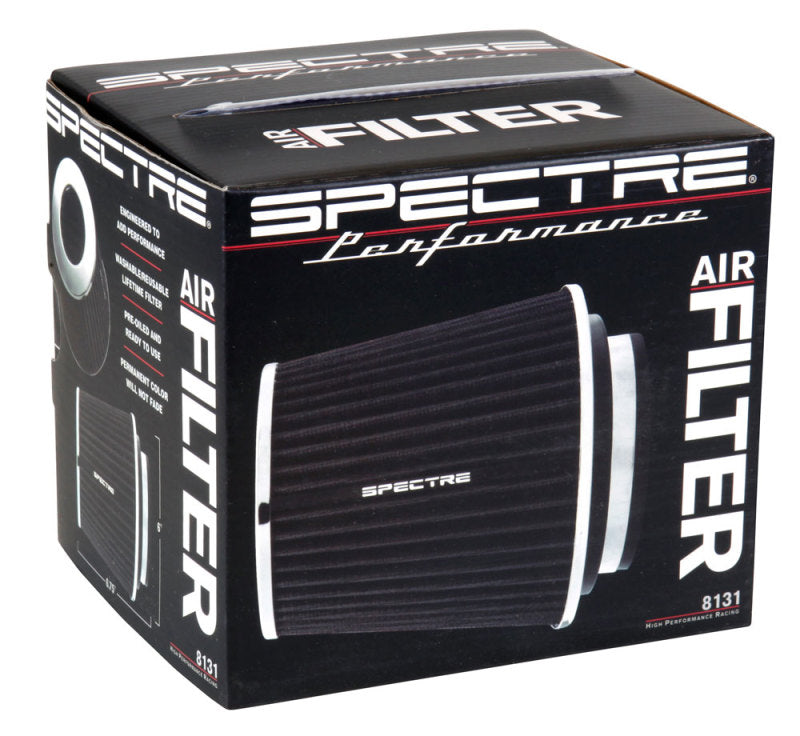 Spectre Adjustable Conical Air Filter 5-1/2in. Tall (Fits 3in. / 3-1/2in. / 4in. Tubes) - Black-thumbmail-22